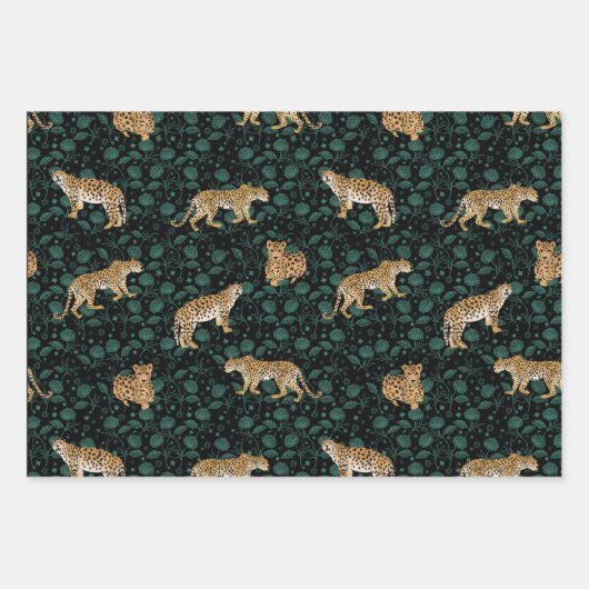 Leo-exotisch Oerwoud Inpakpapier Vel (Voorkant 2)
