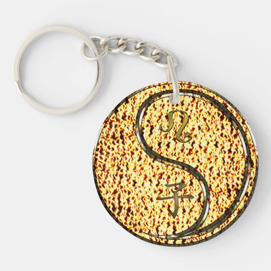 Leo & Fire Rat Sleutelhanger (Voorkant)