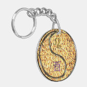 Leo & Fire Rooster Sleutelhanger (Voorkant Links)