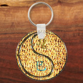 Leo & Fire Snake Sleutelhanger (Achterkant)