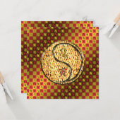 Leo & Fire Tiger Kaart (Voorkant / Achterkant in situ)