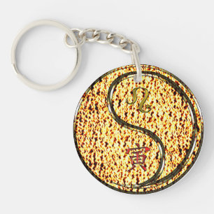 Leo & Fire Tiger Sleutelhanger