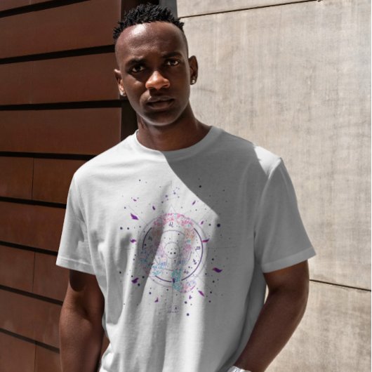 Leo Floral Zodiac Sign T-shirt