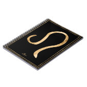 Leo-gehamerd goud gestileerde astrologie-symbool notitieboek (Linkerzijde)