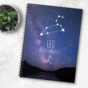 Leo   Gepersonaliseerd Notitieboek voor Zodiac Con