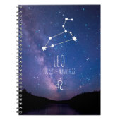 Leo | Gepersonaliseerd Notitieboek voor Zodiac Con (Voorkant)