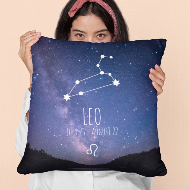 Leo | Gepersonaliseerde zodiac-constellatie Kussen (Creator heeft geüpload)