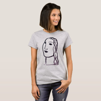 Leo Gestel Lijnkunst Vrouw Portret T-shirt