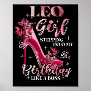 Leo Girl steekt mijn verjaardag in als een baas Poster