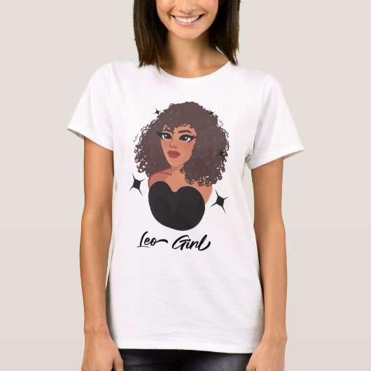 Leo Girl T-shirt (Voorkant)