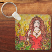 Leo Goddess Sleutelhanger (Voorkant)