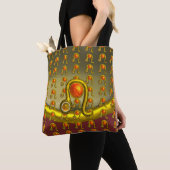 LEO GOLD ZODIAC BIRTHDAY JEWEL GEEL TOPAZ, TOTE BAG (Dichtbij)