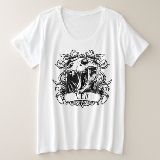 Leo Grote Maat T-shirt (Design voorkant)