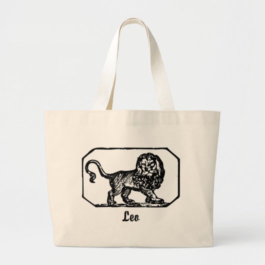 Leo Grote Tote Bag (Voorkant)