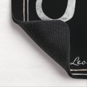 Leo hammered Silver Gestormde astrologie Zandaardi Muismat (Hoek)