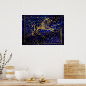 leo het poster van de leeuwenconstellatie (Keuken)