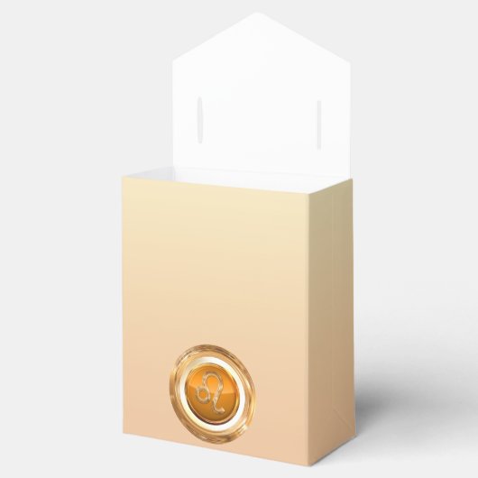 LEO - Het teken van de dierentuin van de Lion Bedankdoosjes (Geopend)