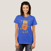 Leo het teken van de Lion-ster T-Shirt (Voorkant volledig)
