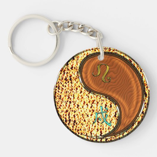 Leo & Hond Sleutelhanger (Voorkant)