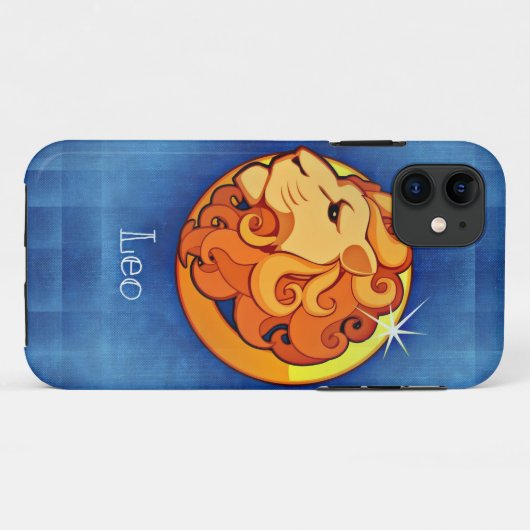 leo horoscoop Case-Mate iPhone case (Achterkant (horizontaal))