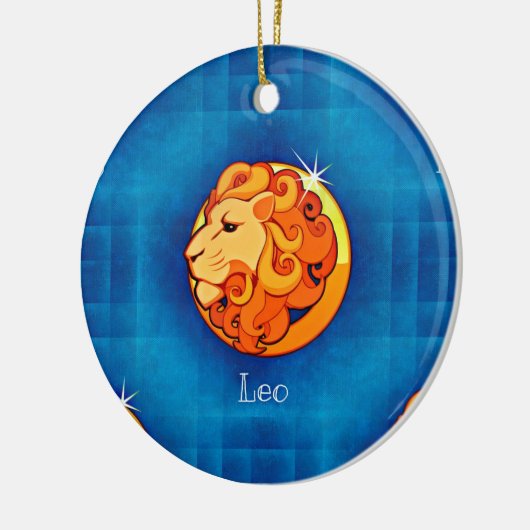 leo horoscoop keramisch ornament (Links)