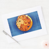 leo horoscoop rechthoekige sticker (Envelop)