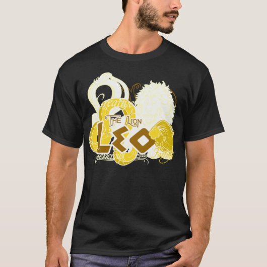 Leo horoscoop zodiaal teken t shirt (Voorkant)