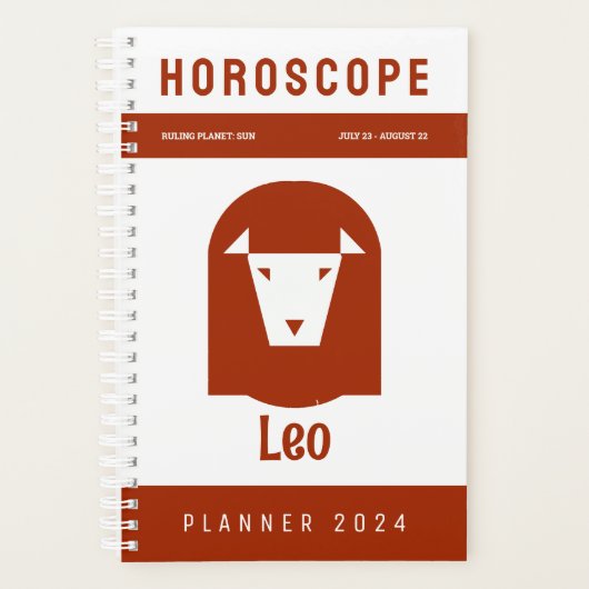Leo Horoscope Planner (Voorkant)