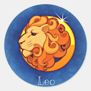 Leo Horoscope Sign Lion Symbol Astrology Sticker