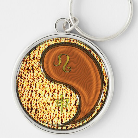 Leo & Hout Aap Sleutelhanger (Voorkant)