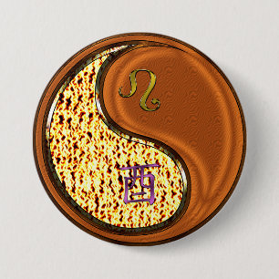 Leo & Houten Haan Ronde Button 7,6 Cm