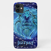 Leo in Dark Blue II Case-Mate iPhone Case (Achterkant)