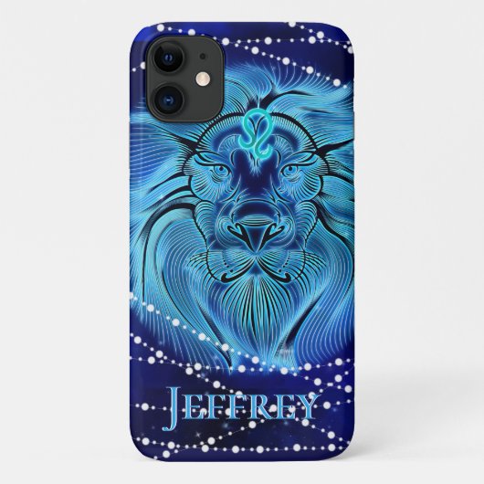 Leo in Dark Blue II Case-Mate iPhone Case (Achterkant)
