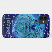 Leo in Dark Blue II Case-Mate iPhone Case (Achterkant (horizontaal))