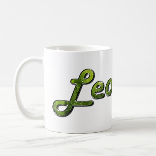 Leo in Peridot Gemstone Koffiemok (Links)