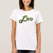 Leo in Peridot Gemstone T-shirt (Voorkant)