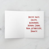 Leo Juli Augustus Verjaardag met sterrenbeeld Leeu Kaart (Binnen)