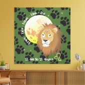 Leo July 23 to August 22 Canvas Afdruk (Insitu (Woonkamer))