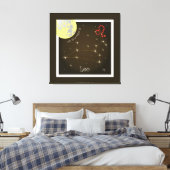 Leo July 23 to August 22 Leinwand Canvas Afdruk (Insitu (Slaapkamer))