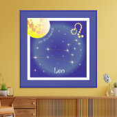 Leo July 23 to August 22 Leinwand Canvas Afdruk (Insitu (Woonkamer))