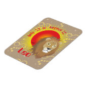 Leo July 23 to August 22 Premium Flexi Magnet Magneet (Linkerzijde)
