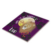 Leo July 23 to August 22 Tile Tegeltje (Zijkant)