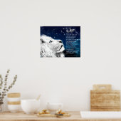 Leo-kenmerken Poster (Keuken)