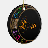 Leo Keramisch Ornament (Links)