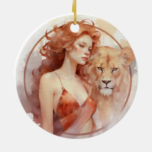 Leo-keramisch Ornament (Achterkant)