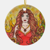 Leo Keramisch Ornament (Voorkant)