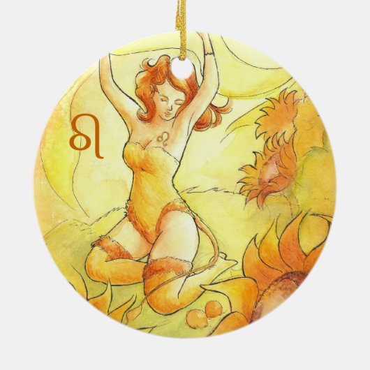 Leo Keramisch Ornament (Achterkant)