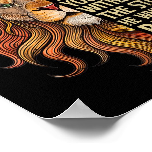 Leo King They Whispered To Him You Cant With Stand Poster (Hoek)