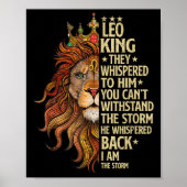 Leo King They Whispered To Him You Cant With Stand Poster (Voorkant)