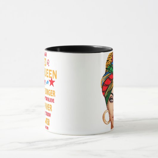 Leo koningin Ik ben een grappige verjaardagscadeau Mok (Midden)